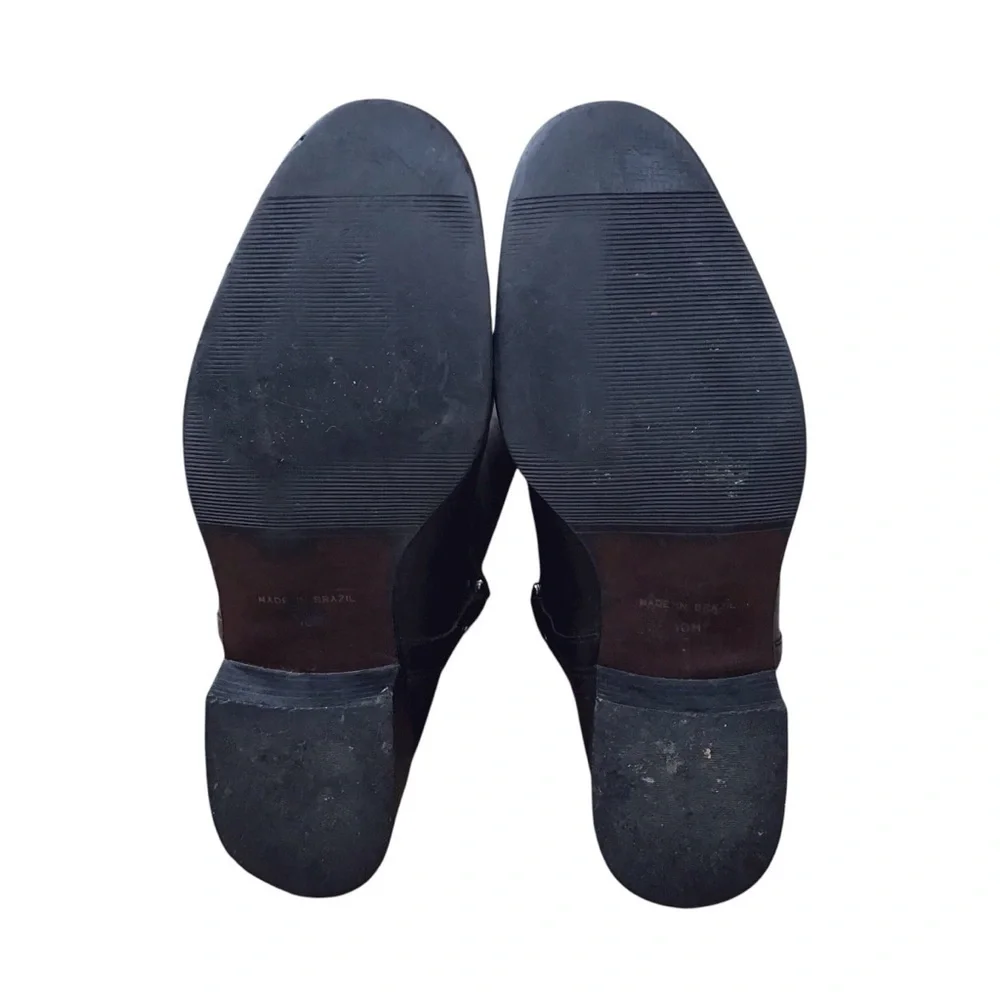 Studio Works The Sharry Boot Black Leather Riding Boots